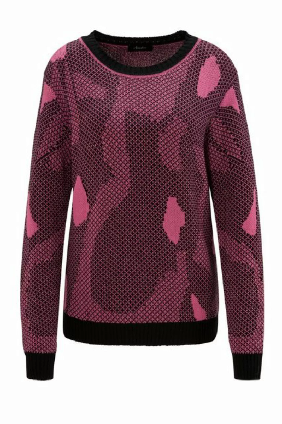 Aniston CASUAL Strickpullover mit extravagantem, graphischem Jacquard-Muste günstig online kaufen