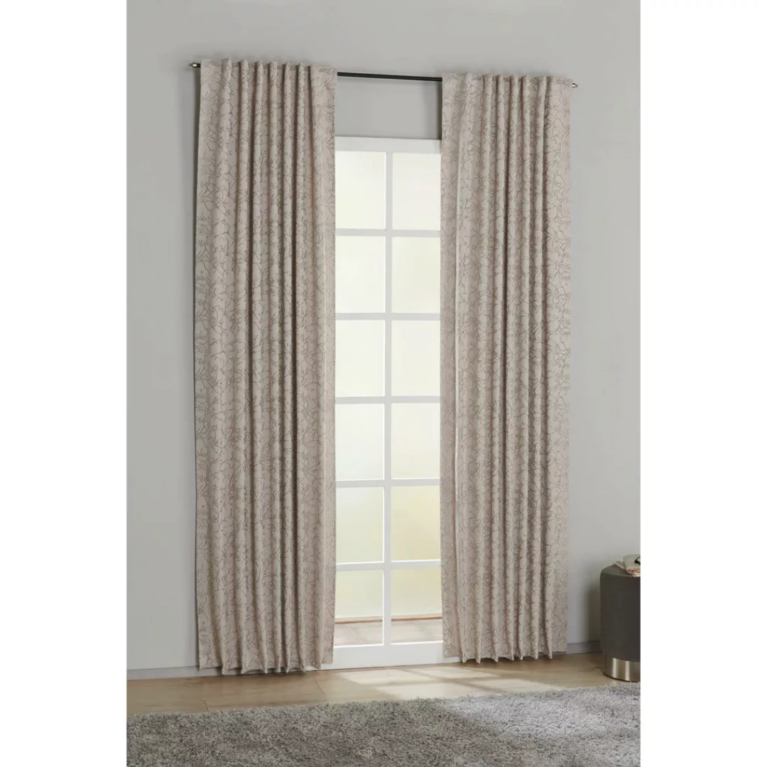 Kombivorhang Sibel beige B/L: ca. 140x245 cm günstig online kaufen