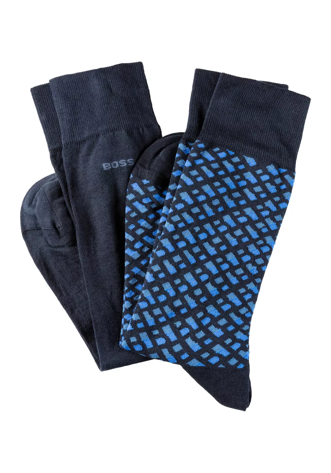 BOSS Socken "2P RS Monogram CC", (Packung, 2 Paar), mit Logo günstig online kaufen