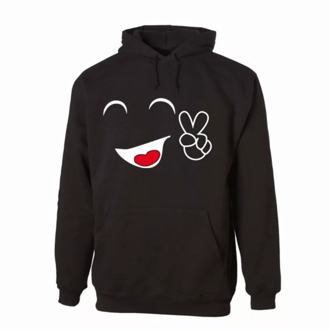 G-graphics Hoodie Peace Smiley mit trendigem Frontprint, Aufdruck auf der V günstig online kaufen