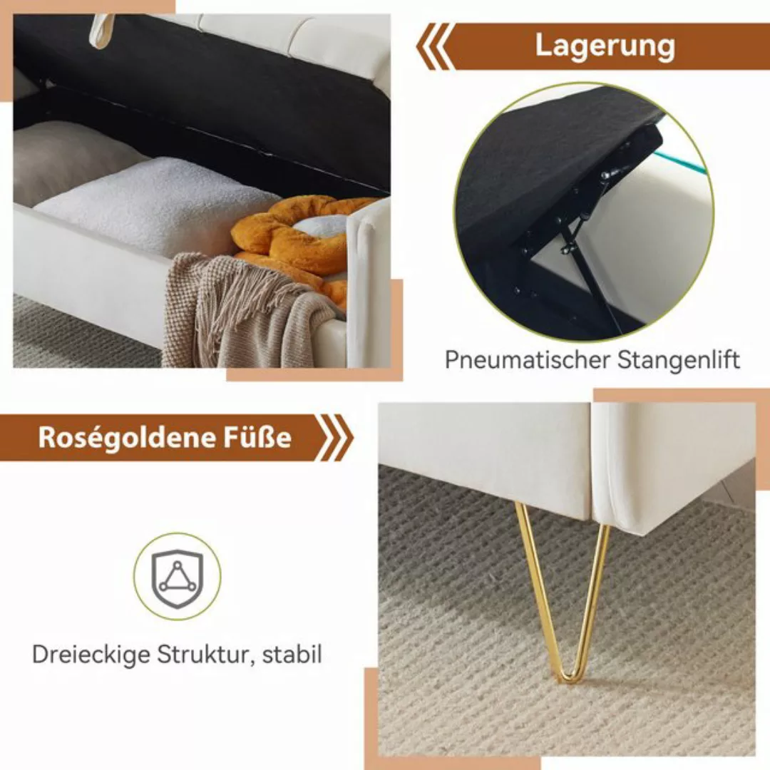 Rustrky Sofa Küchensofa Kindersofa Loungesofa, Modernes, einfaches Samtsofa günstig online kaufen