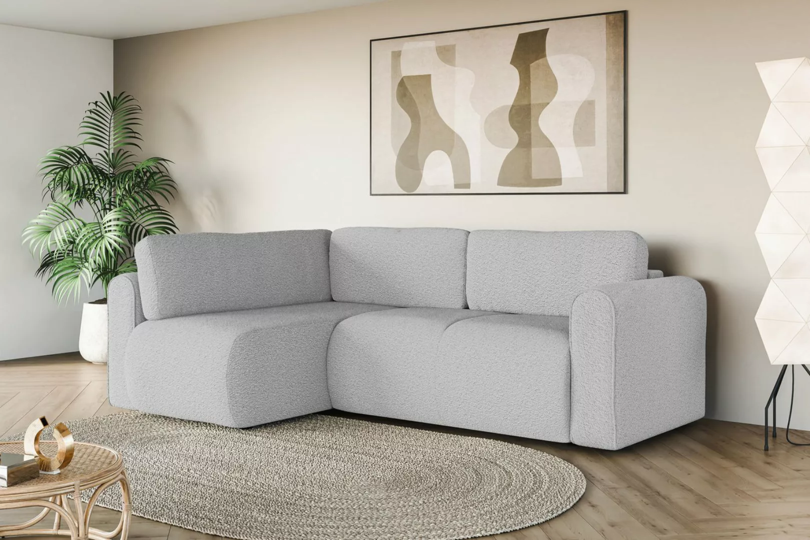 INOSIGN Ecksofa "Ecksofa Zacharia wahlweise mit Bettfunktion, BxTxH 250x166 günstig online kaufen