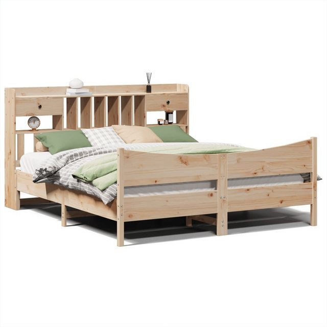 vidaXL Bett, Massivholzbett ohne Matratze 180x200 Kiefernholz günstig online kaufen