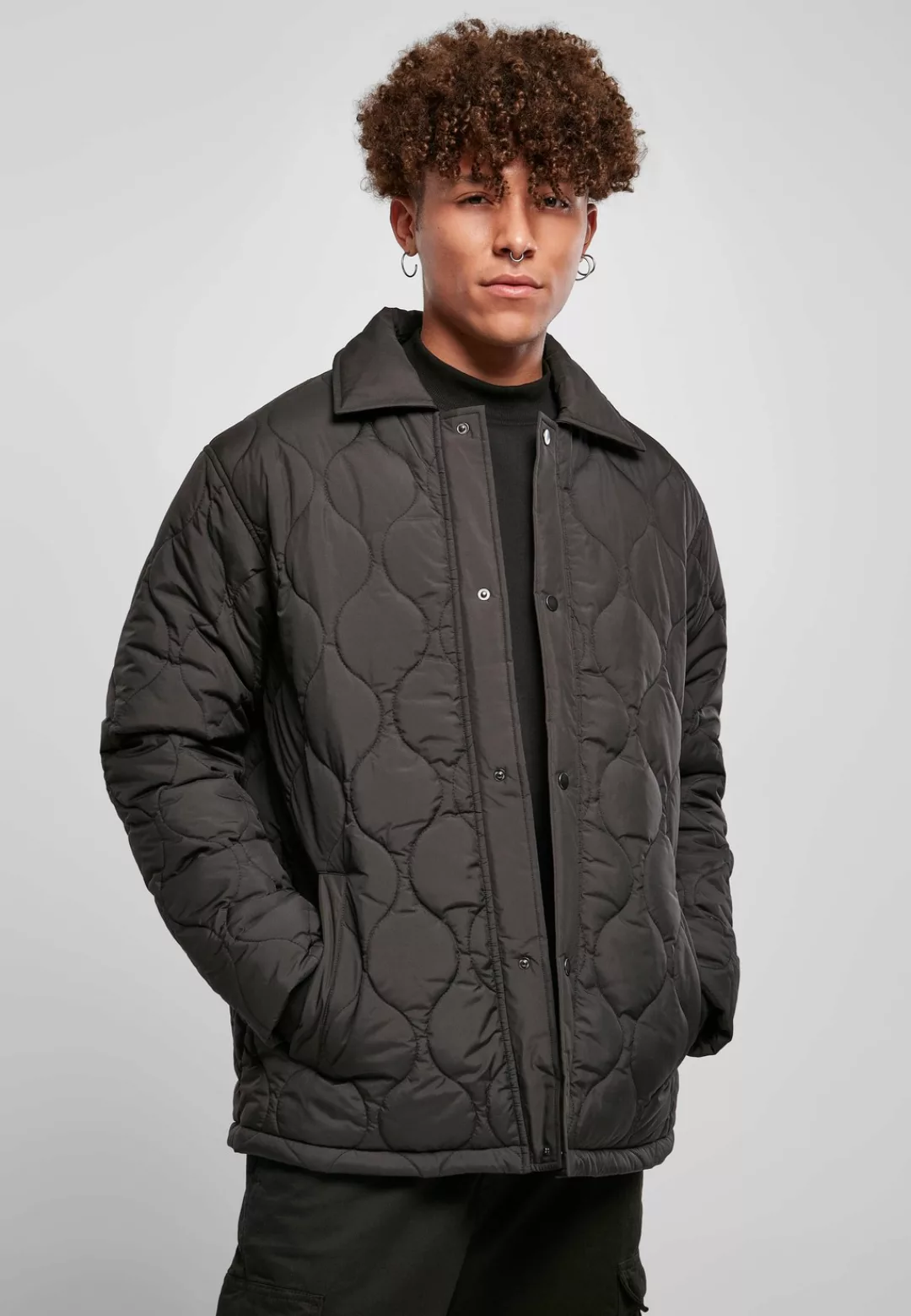 URBAN CLASSICS Allwetterjacke "Urban Classics Herren Quilted Coach Jacket", günstig online kaufen