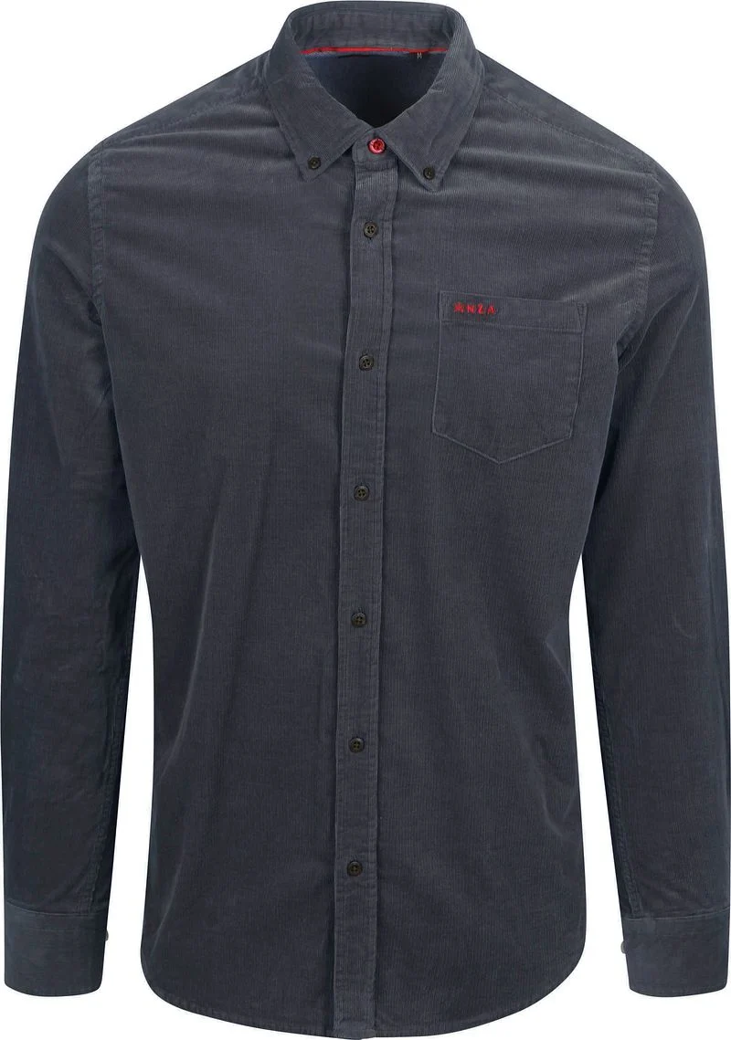 NZA Hemd Omar Fine Corduroy Navy - Größe XL günstig online kaufen