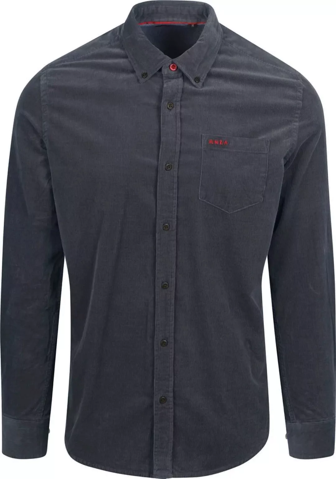 NZA Hemd Omar Fine Corduroy Navy - Größe XXL günstig online kaufen