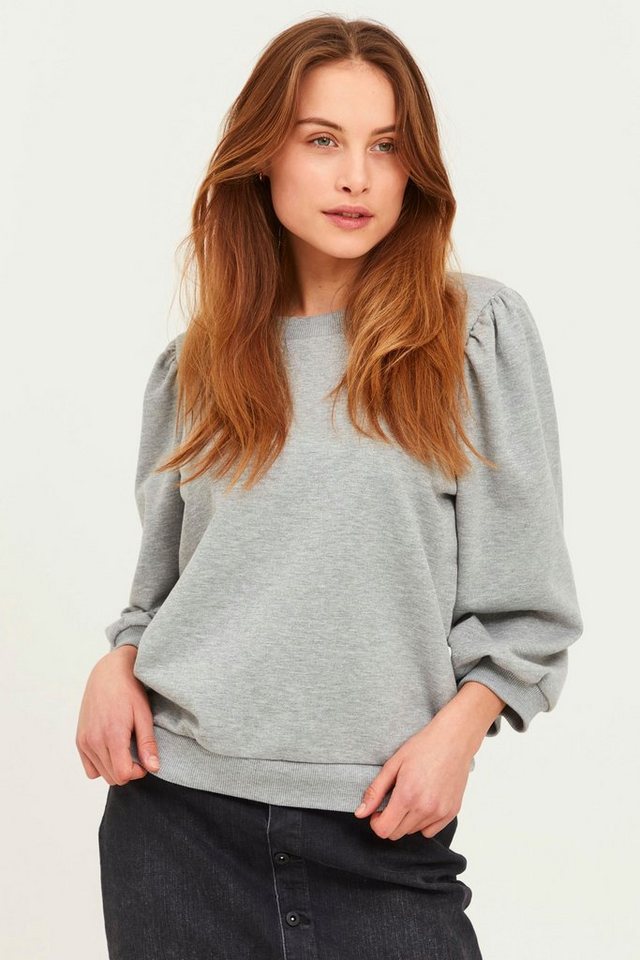 Pulz Jeans Sweatshirt PZSOFIA - 50206259 Schöner Sweater mit 3/4 Ärmeln günstig online kaufen