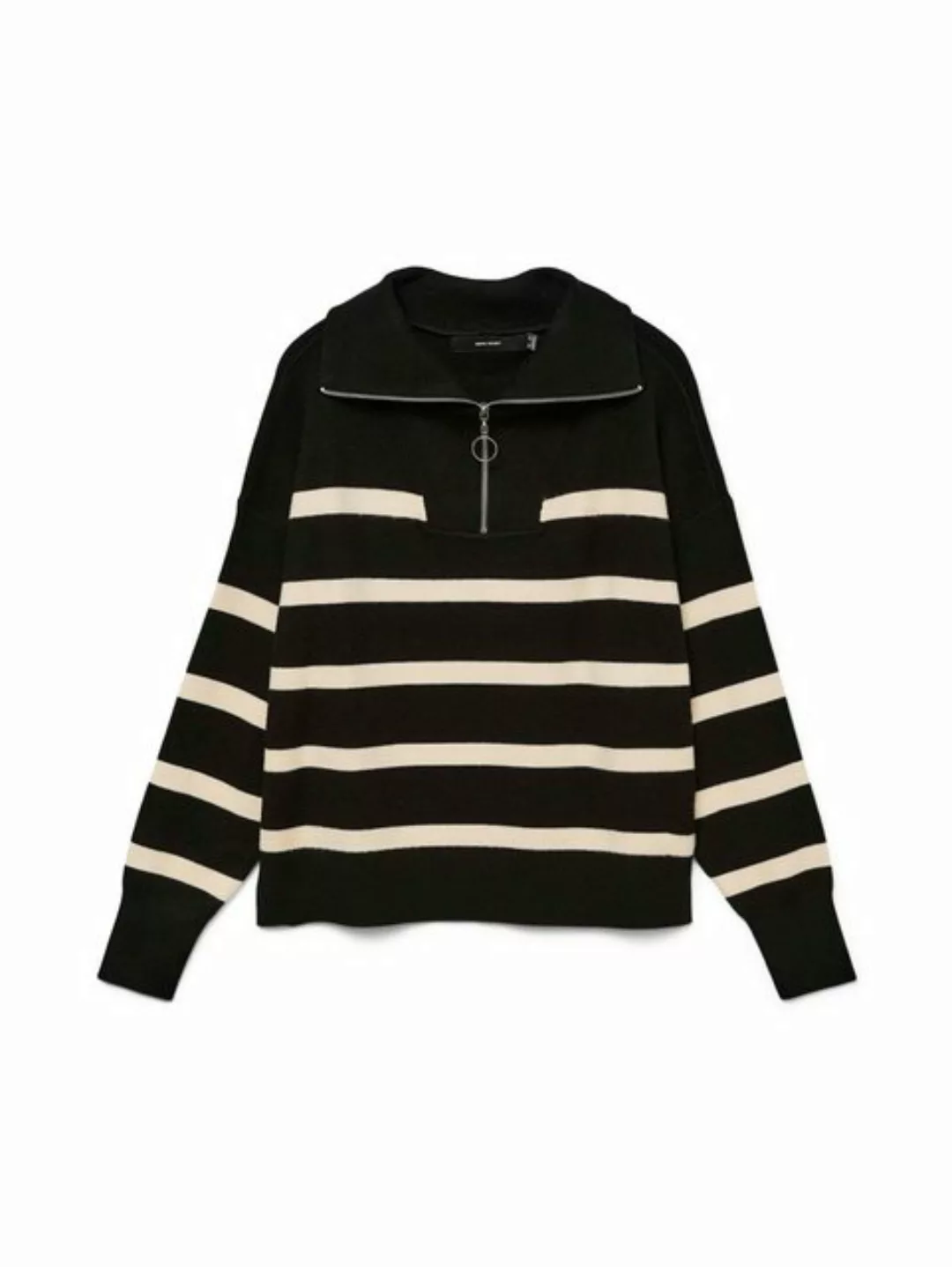 Vero Moda Troyer VMSABA STRIPE LS HIGHNECK BLOUSE GA NOOS günstig online kaufen