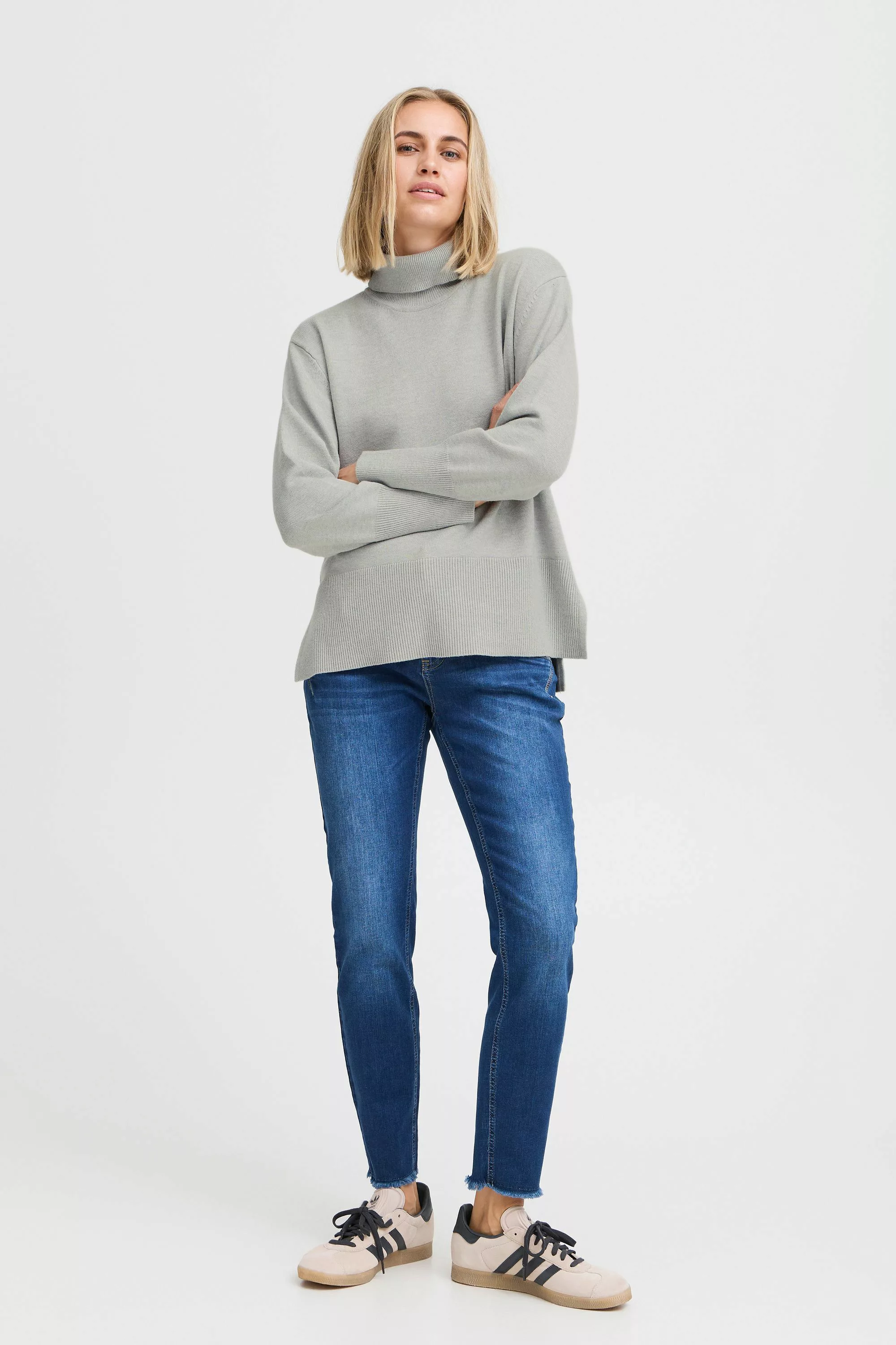 Pulz Jeans Strickpullover "Strickpullover PZSTEFFI Roll Neck" günstig online kaufen