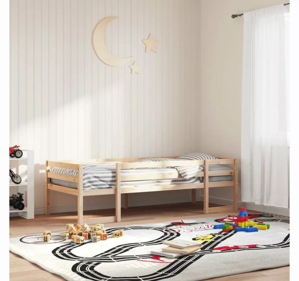 vidaXL Bett, Kinderbett 80x200 cm Massivholz Kiefer günstig online kaufen