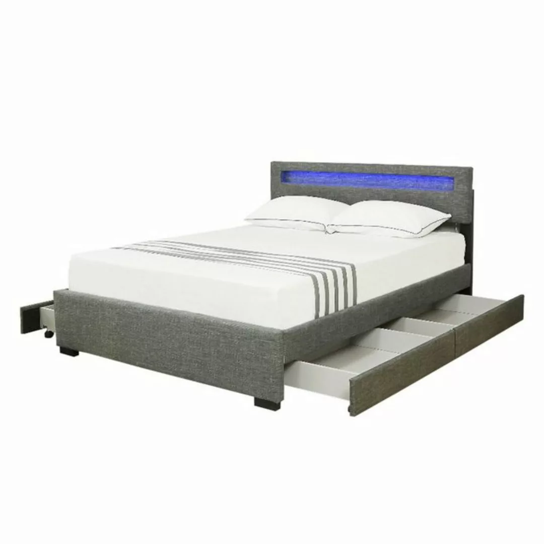 HTI-Living Bett Bett 140 x 200 cm Jara (1-tlg., 1x Bett Jara inkl. Lattenro günstig online kaufen