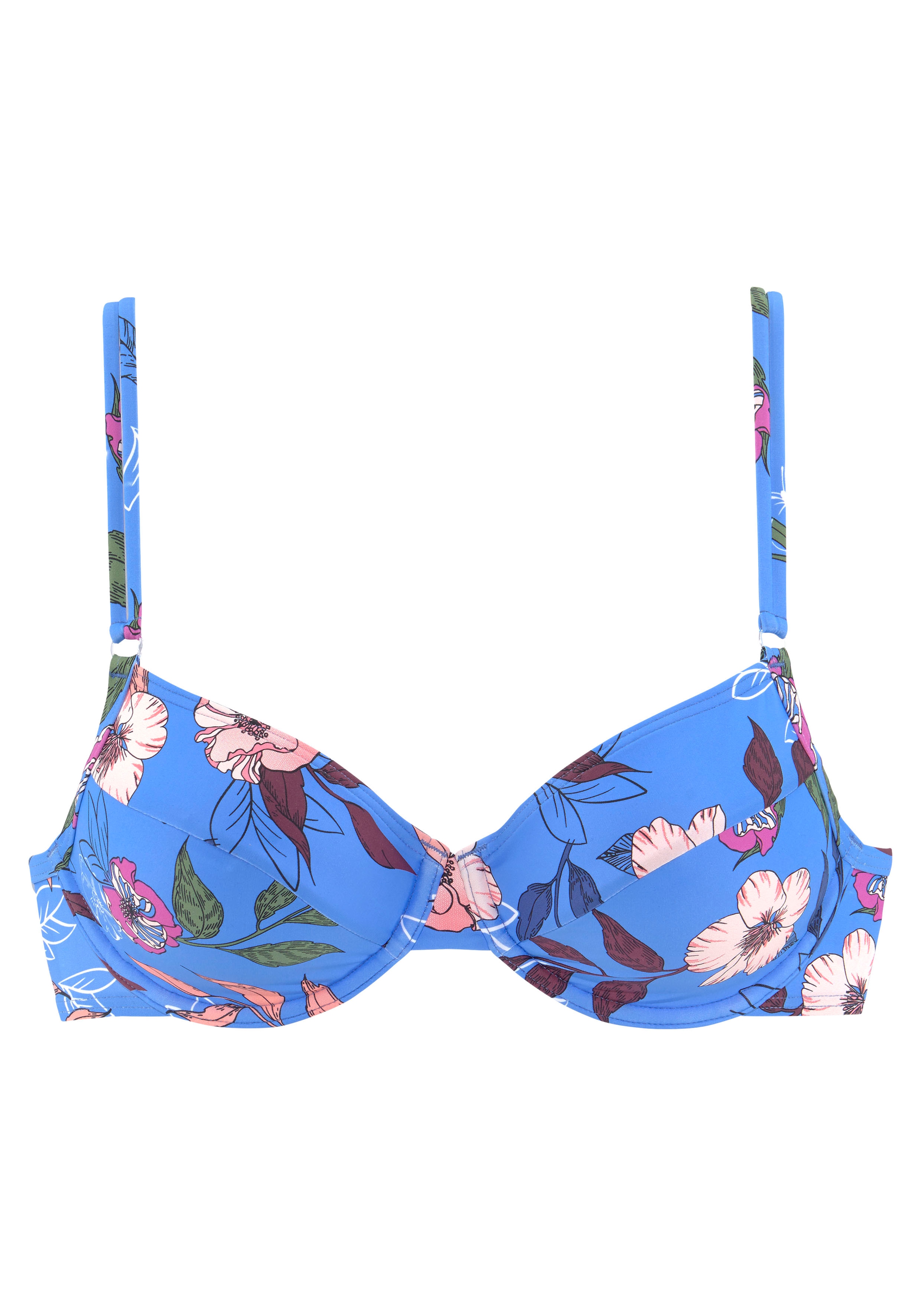 s.Oliver Bügel-Bikini-Top "Maya", mit Doppelträgern und floralem Design günstig online kaufen