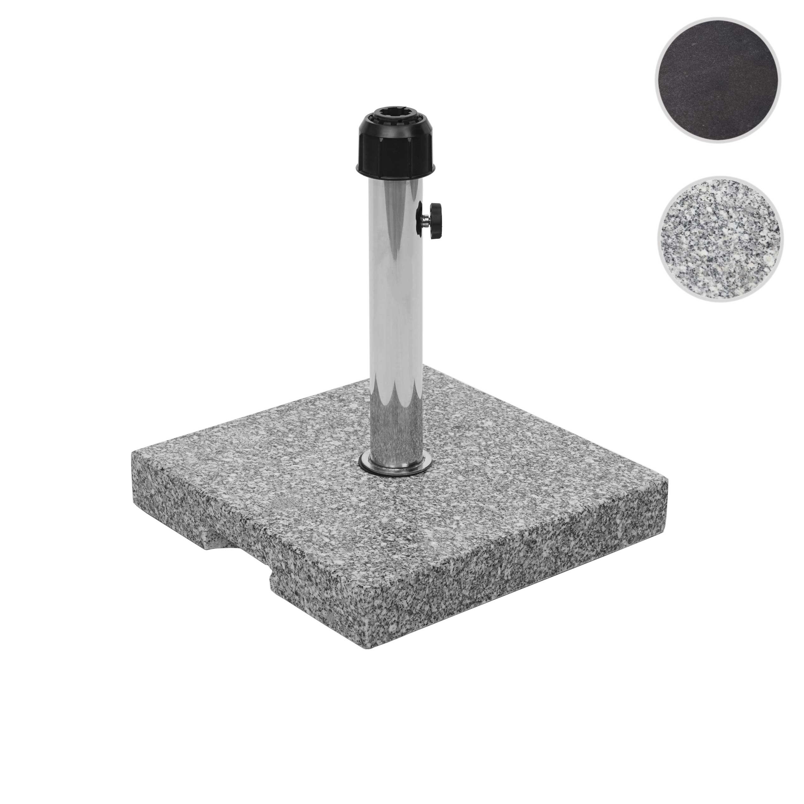 MCW Sonnenschirmständer F92 24kg Rund Grau günstig online kaufen