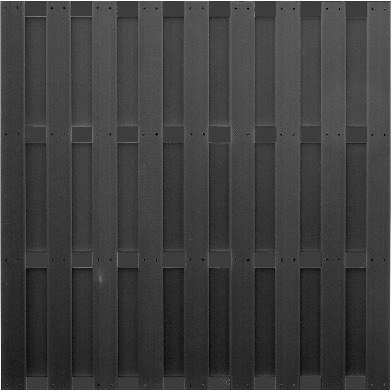 T & J WPC-Sichtschutzzaun Emden Anthrazi 180 x 180 cm günstig online kaufen
