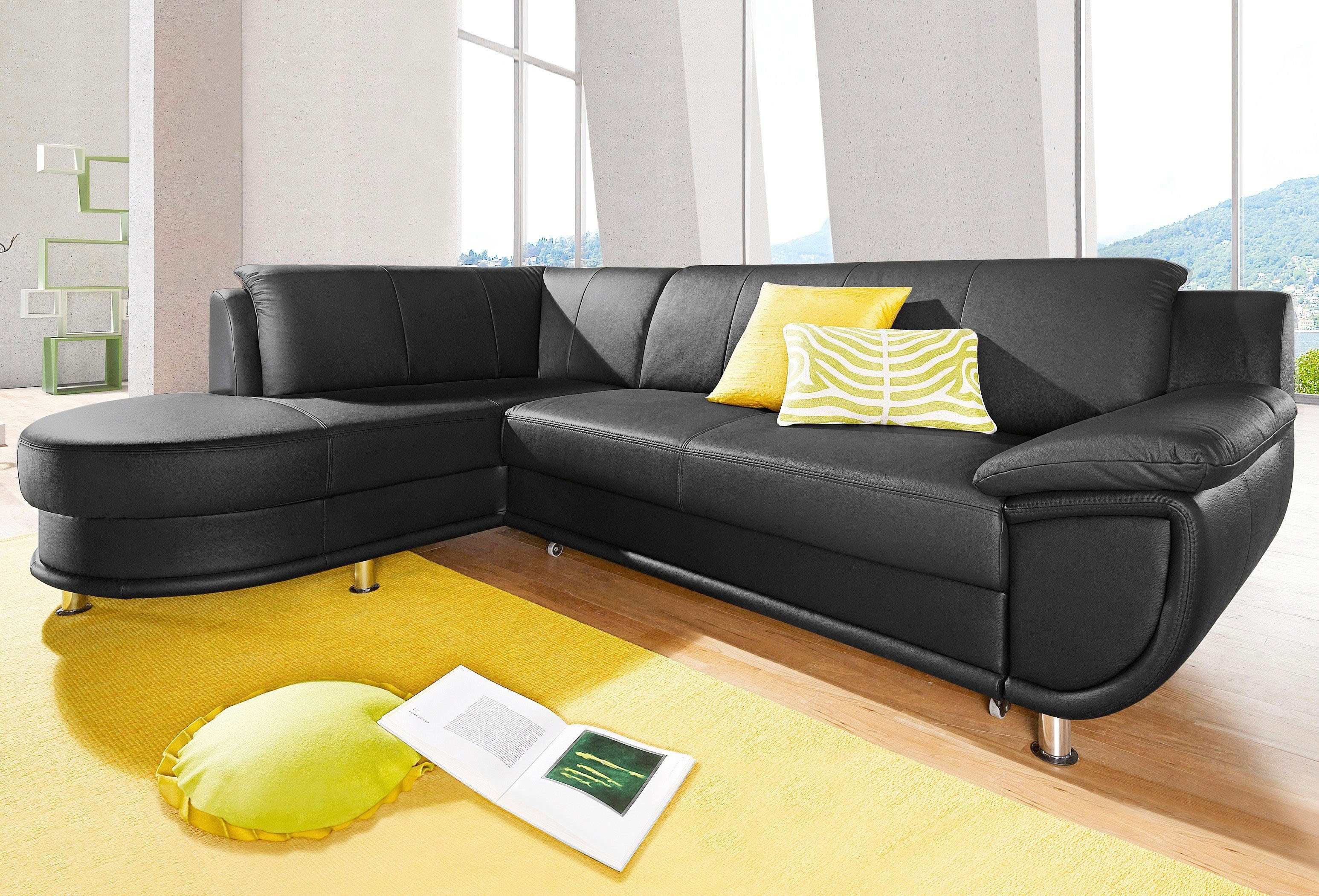 TRENDMANUFAKTUR Ecksofa "Rondo, zeitlos und elegant, bequem, L-Form", wahlw günstig online kaufen