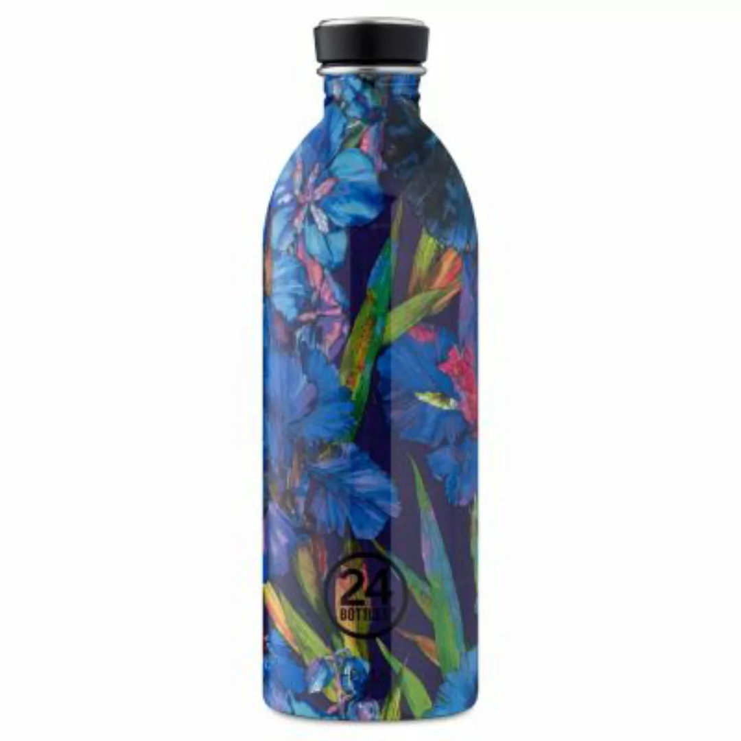24Bottles Floral Urban Trinkflasche 1000 ml Trinkflaschen dunkelblau günstig online kaufen