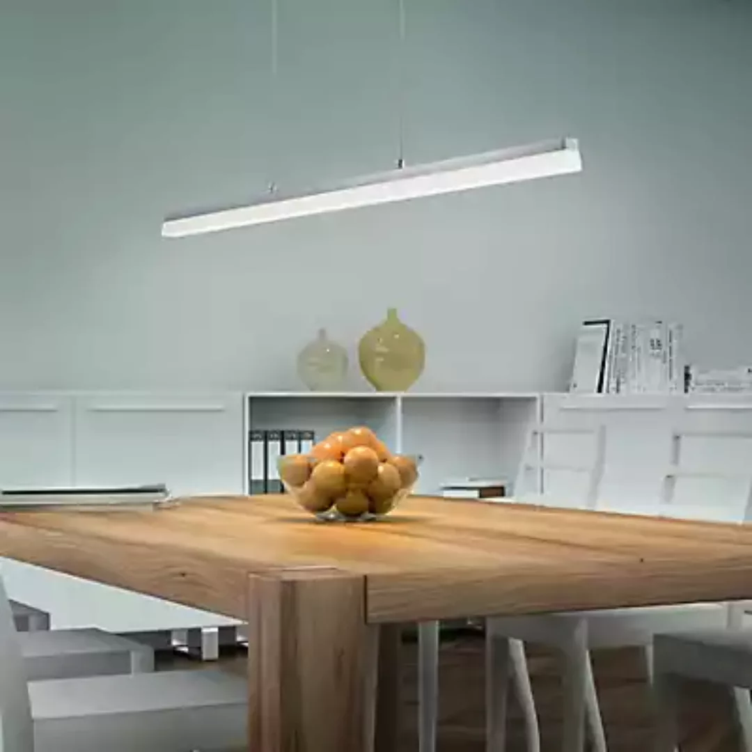 LED Pendelleuchte Moya in aluminium-matt 30W 2645lm günstig online kaufen