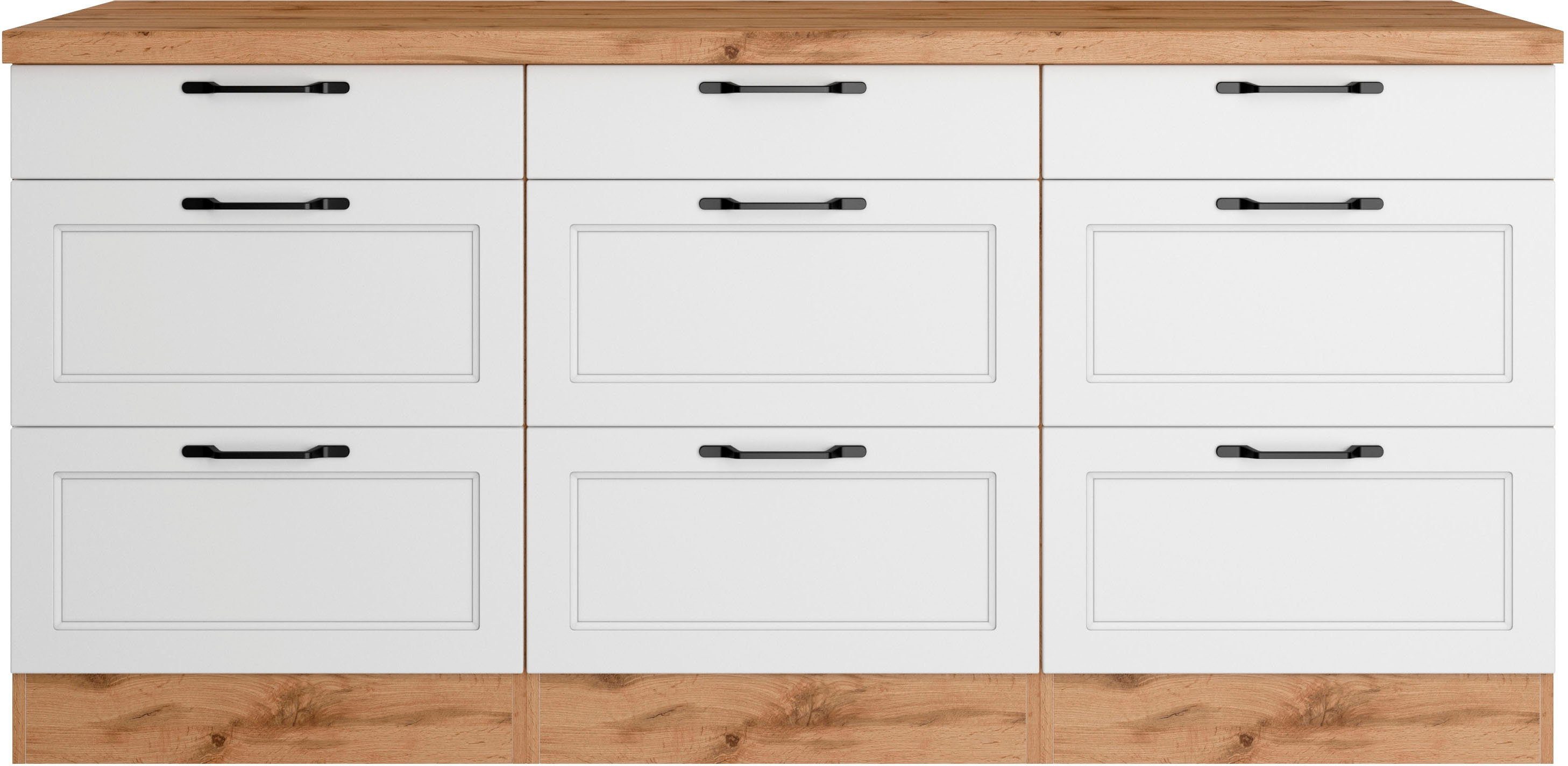 KOCHSTATION Unterschrank "KS-Lana", Breite 180 cm günstig online kaufen