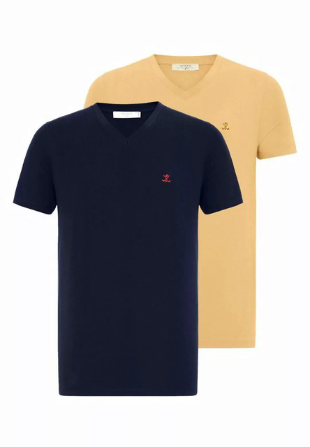 Antioch Poloshirt Chandler - V-Neck - 2 Pack - Short Sleeve - Regular Fit - günstig online kaufen