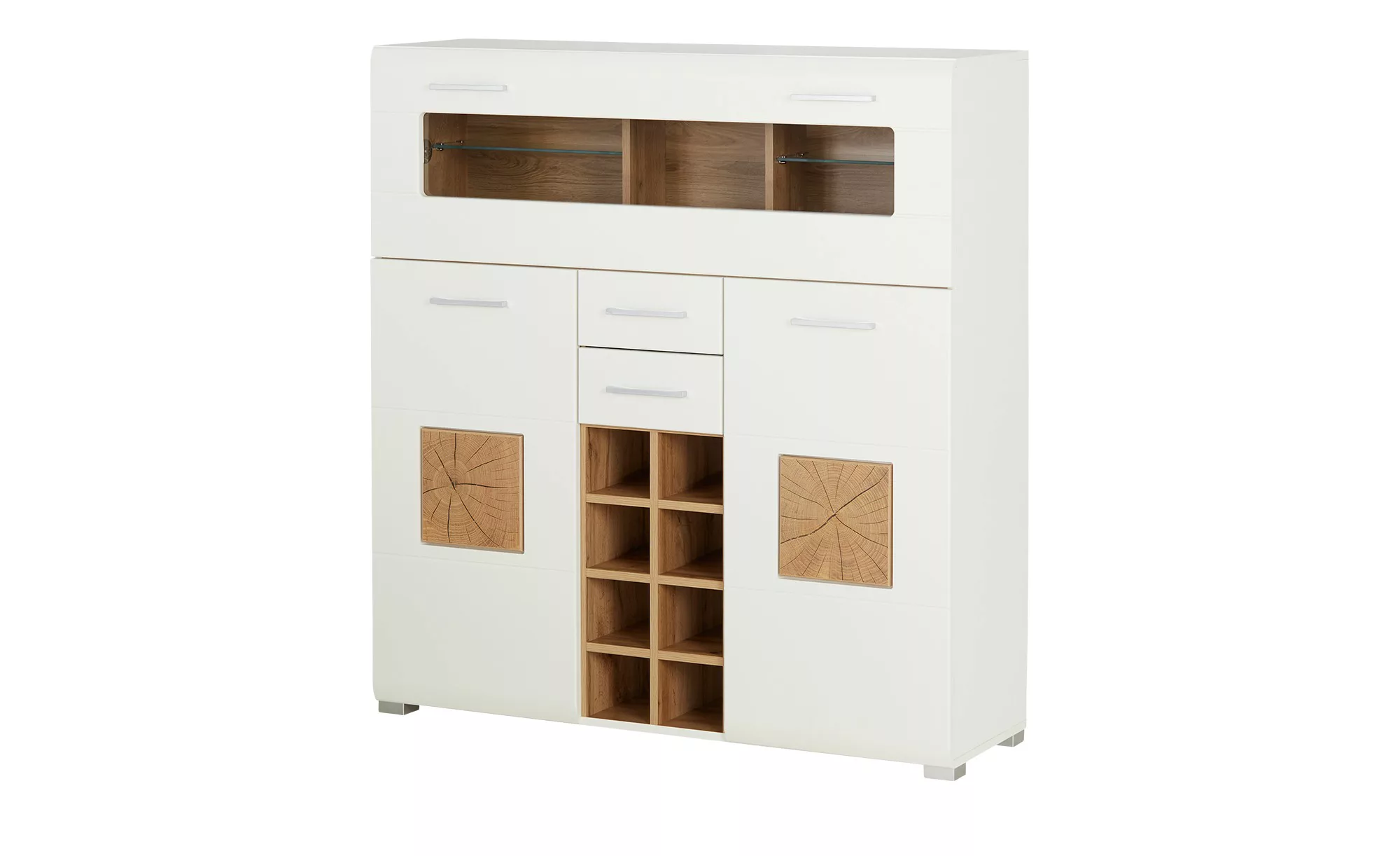 Barschrank  Cortina ¦ weiß ¦ Maße (cm): B: 120 H: 129 T: 37 Kommoden & Side günstig online kaufen