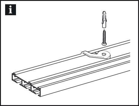 GARDINIA Gardinenstangenhalter Deckenträger 3-laufig, (2-St), Serie günstig online kaufen
