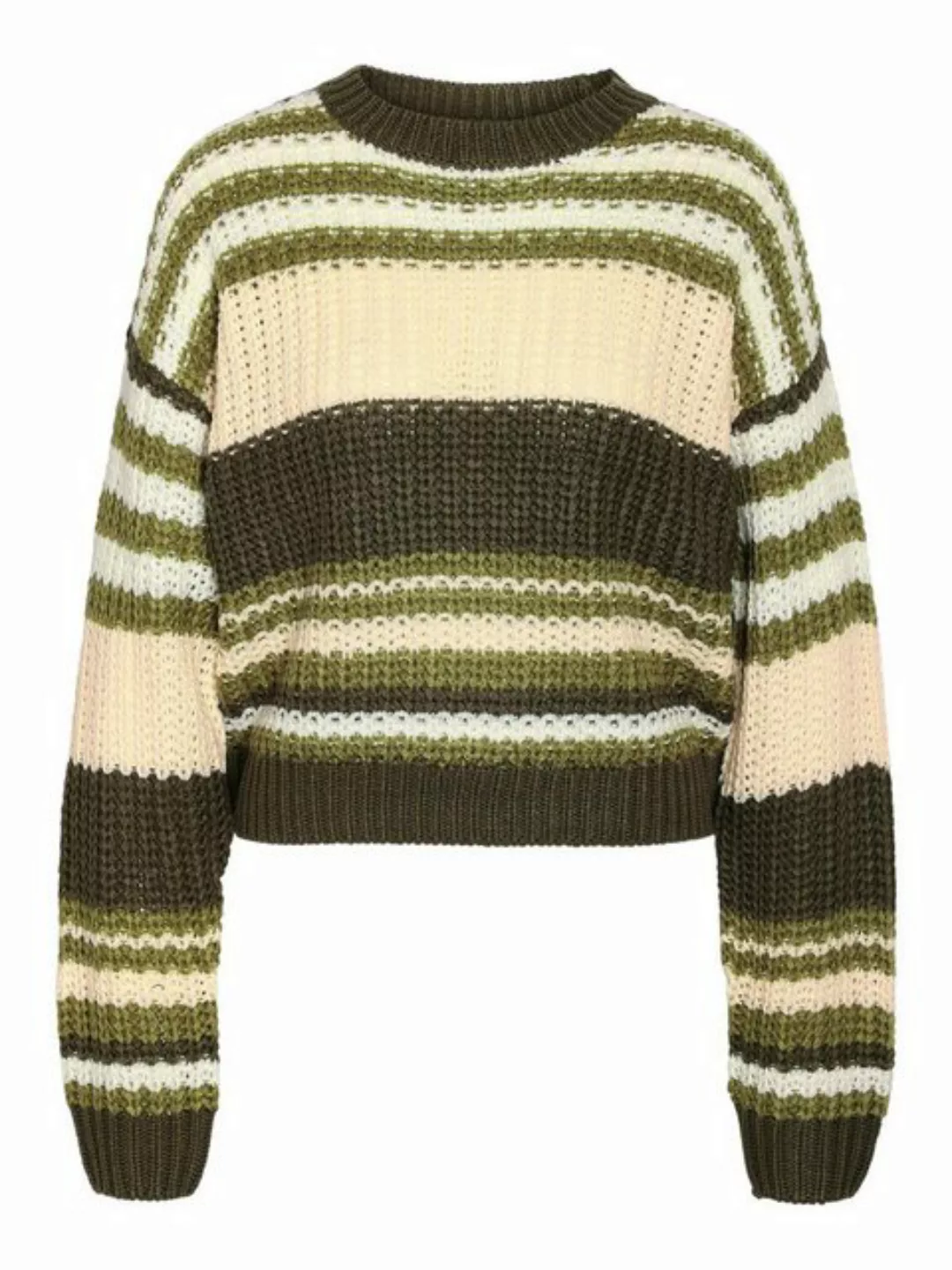 Noisy may Strickpullover NMCHARLIE L/S O-NECK STRIPE KNIT NO günstig online kaufen