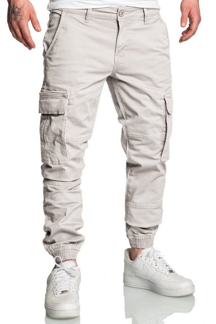 REPUBLIX Cargohose Luke Herren Cargo Jogger Chino Hose Jeans günstig online kaufen