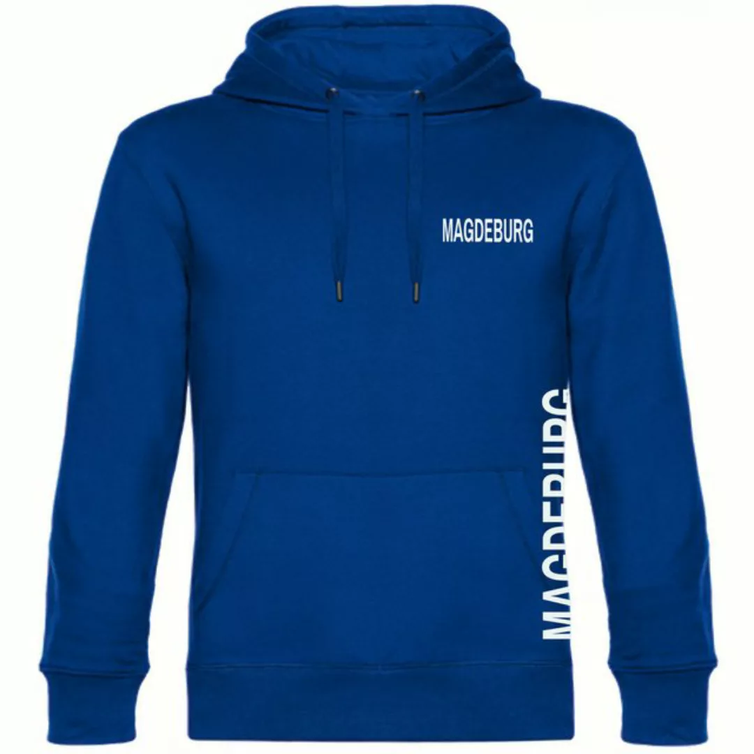 multifanshop Kapuzensweatshirt Magdeburg - Brust & Seite - Hoodie günstig online kaufen