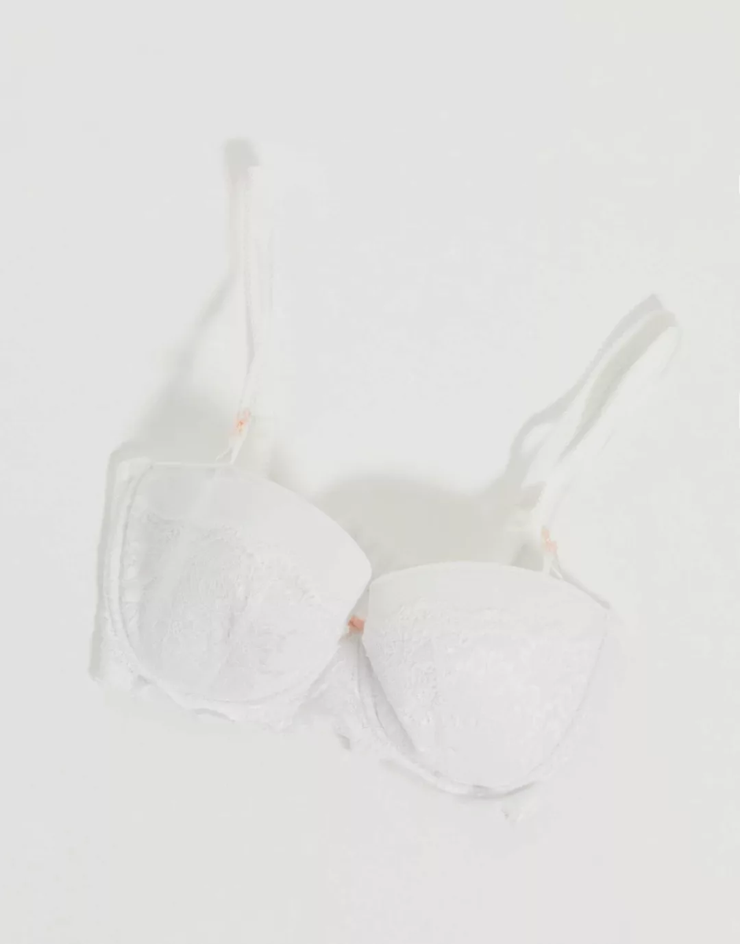 Figleaves Juliette – Balconette-BH für die größere Brust mit Spitze in Weiß günstig online kaufen