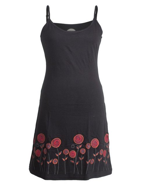 Vishes Sommerkleid Besticktes Rosen Kleid mit verstellbaren Trägern Boho, E günstig online kaufen