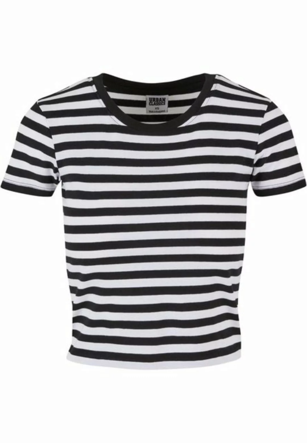 URBAN CLASSICS T-Shirt Urban Classics Damen Ladies Short Striped Tee (1-tlg günstig online kaufen