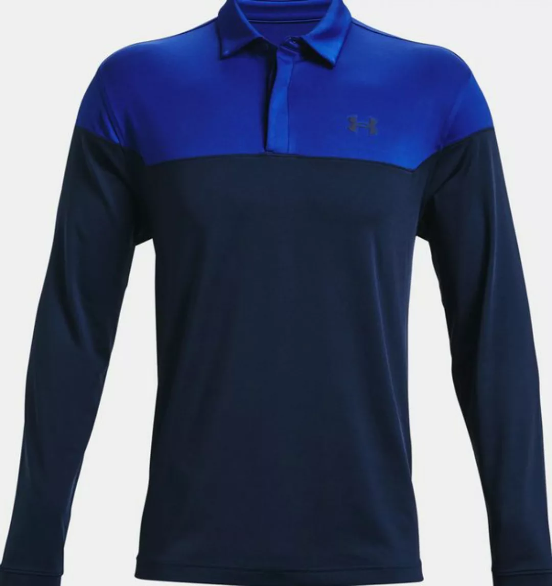 Under Armour® Poloshirt Under Armour Golf Polo Playoff Novelty Langarm Blau günstig online kaufen