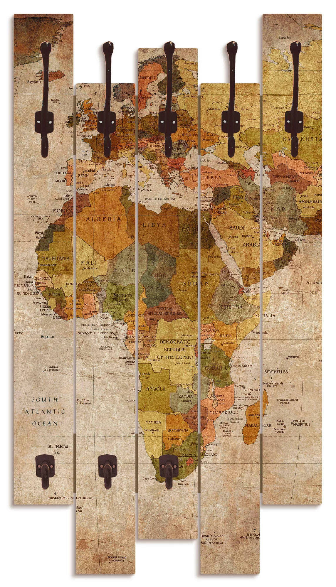 Artland Garderobenleiste "Weltkarte" günstig online kaufen