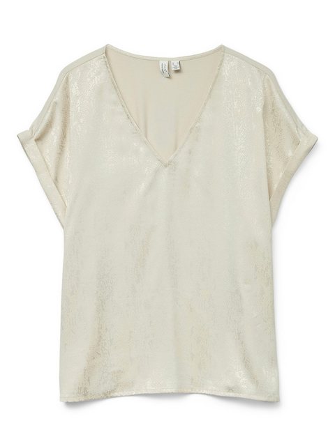 Vero Moda Blusentop VMBALIA S/S V-NECK T-SHIRT WVN BTQ GA günstig online kaufen