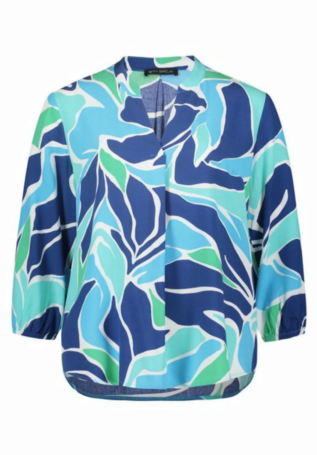 Betty Barclay Blusenshirt Bluse Kurz 3/4 Arm, Blue/Green günstig online kaufen