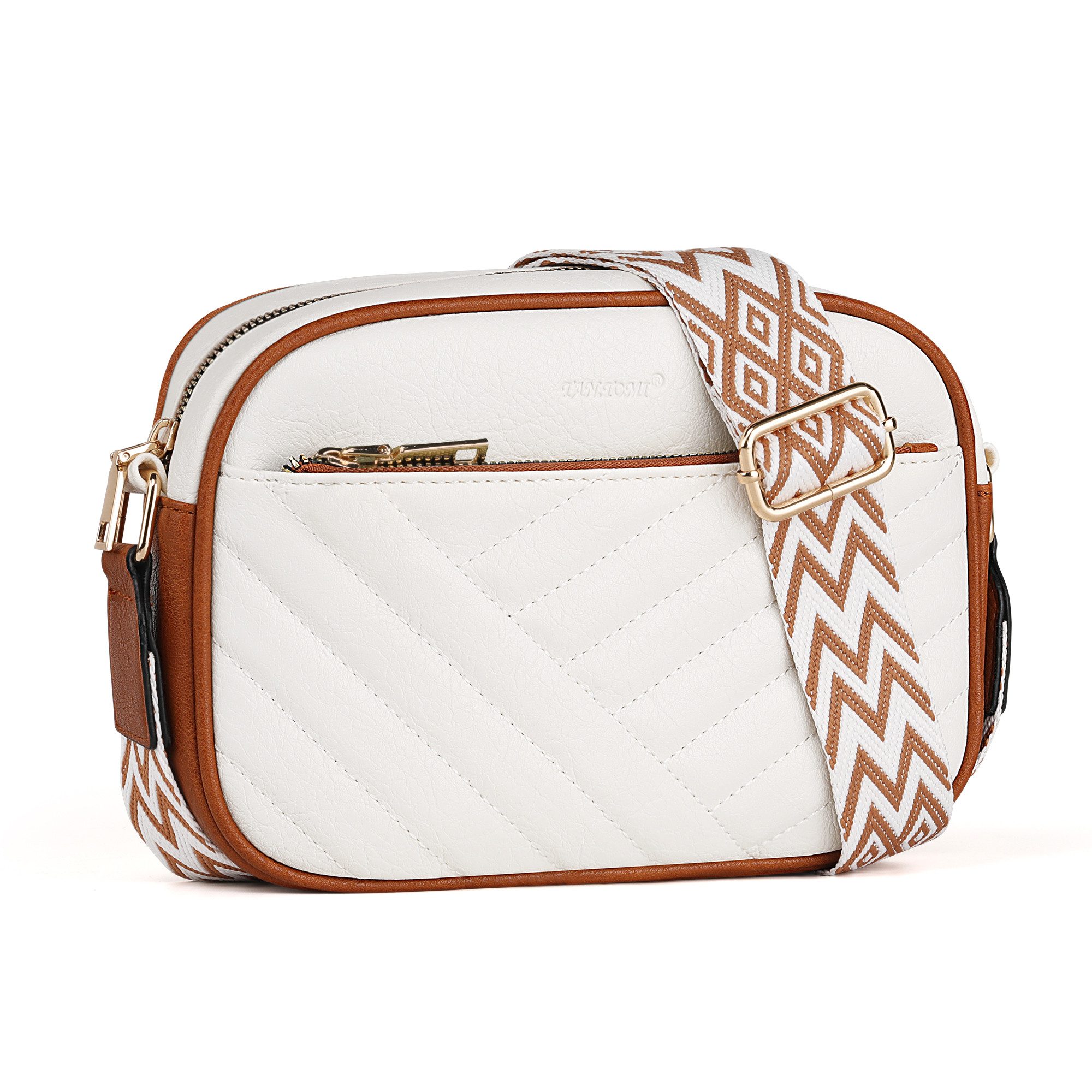 TAN.TOMI Umhängetasche Damen Handy Schultertasche Gestepptes günstig online kaufen