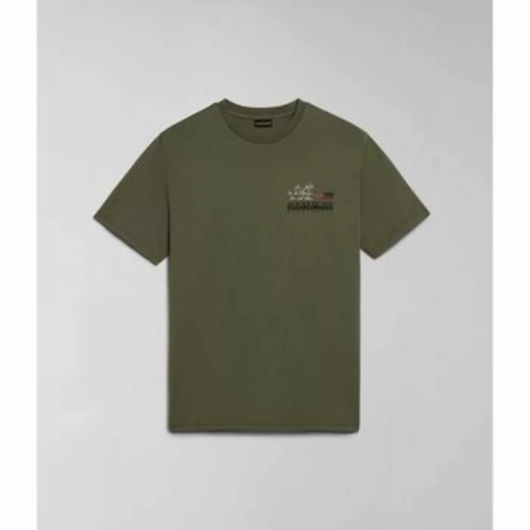 Napapijri  T-Shirts & Poloshirts S-COLVILLE NP0A4HS5-GAE GREEN LICHEN günstig online kaufen
