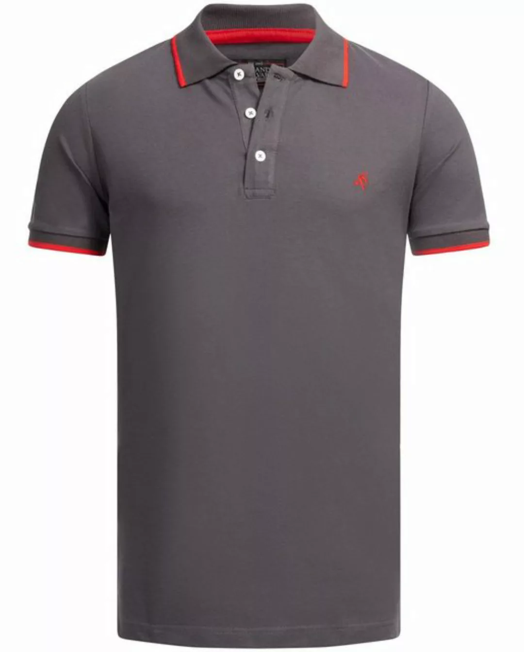 Alessandro Salvarini Poloshirt Herren Polo Shirt ASAdrianii mit gesticktem günstig online kaufen