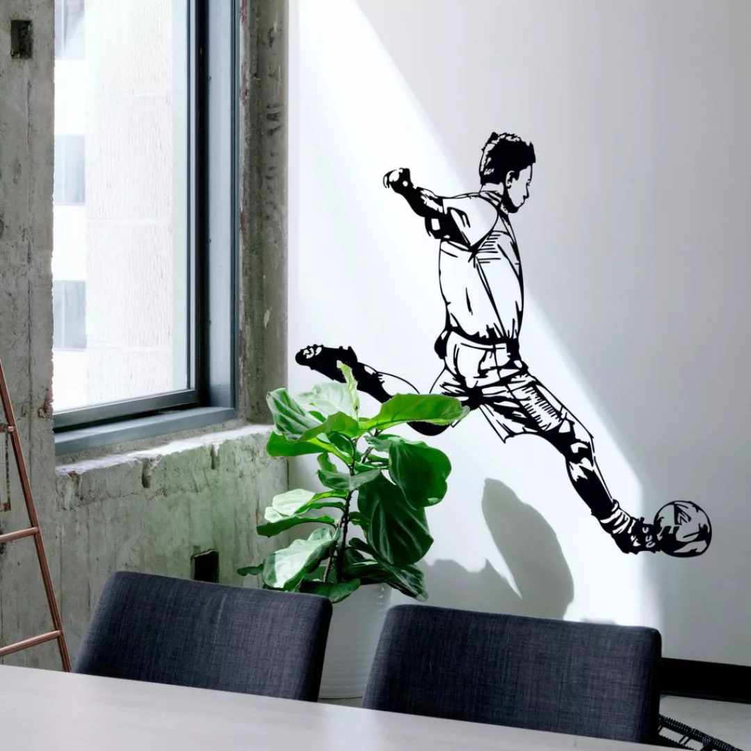 Wall-Art Wandtattoo »Fußball Aufkleber Kicker 03«, (1 St.), selbstklebend, günstig online kaufen