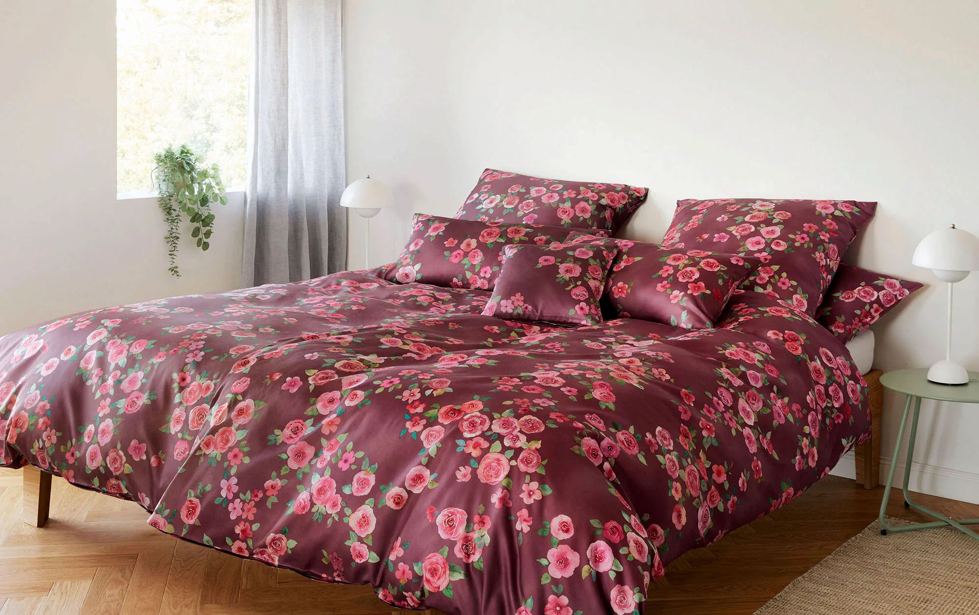 elegante Mako-Satin Bettwäsche Princess natur günstig online kaufen