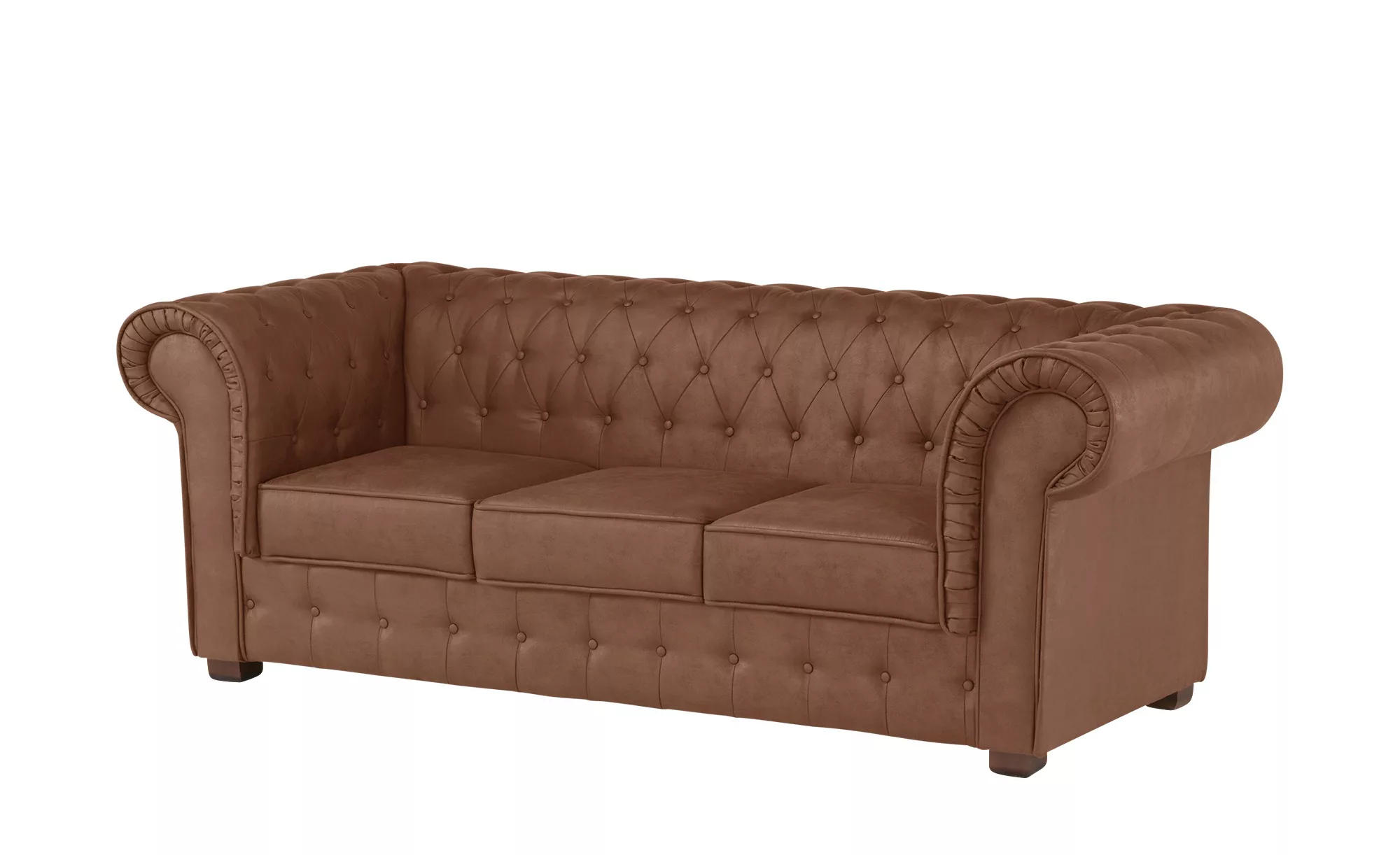 Sofa   Chester ¦ braun ¦ Maße (cm): B: 215 H: 77 T: 94 Polstermöbel > Sofas günstig online kaufen