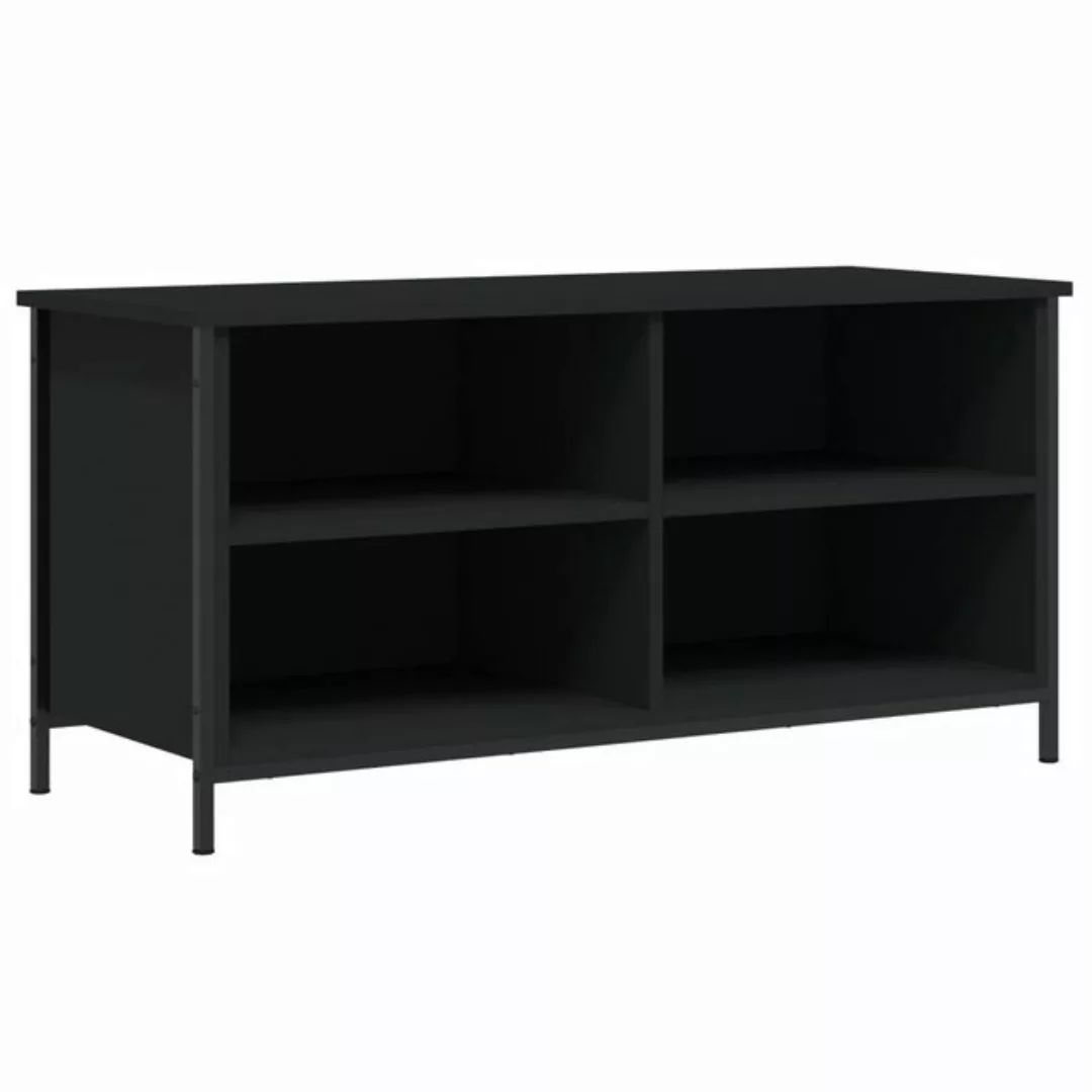 vidaXL TV-Schrank TV Schrank Fernsehschrank Lowboard Regal Schwarz 100x40x5 günstig online kaufen