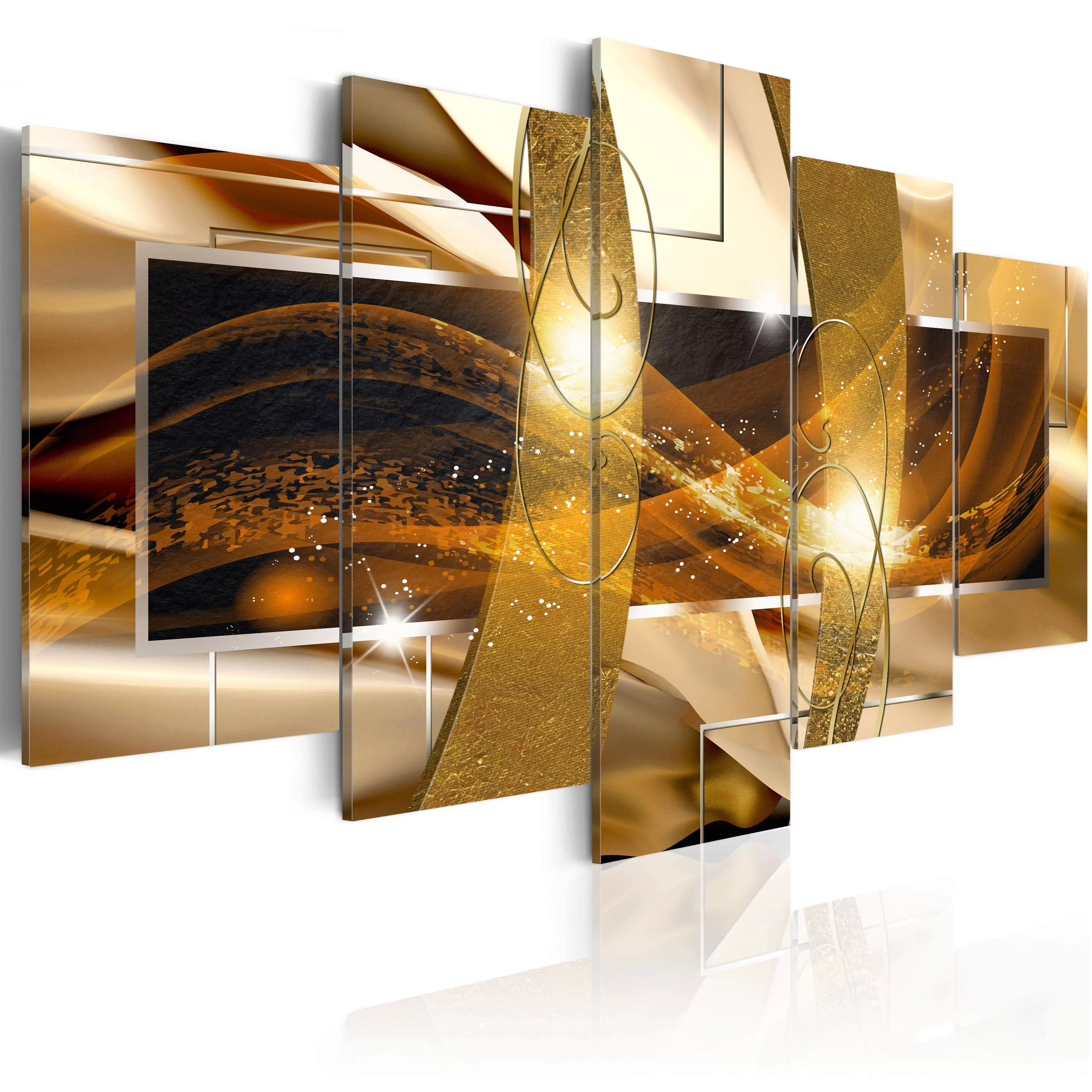 Wandbild - Golden Lava günstig online kaufen
