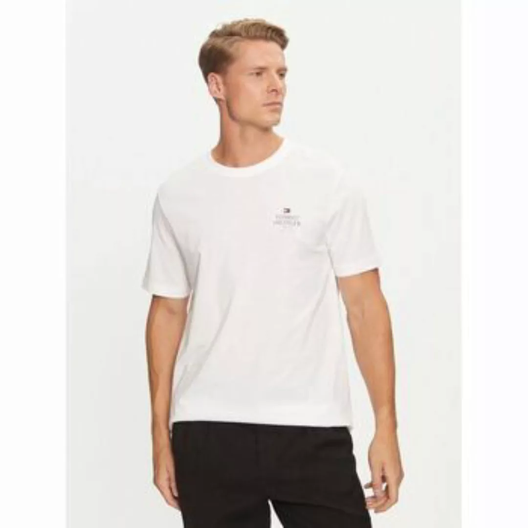 Tommy Hilfiger  T-Shirts & Poloshirts MW0MW36500 STACK TEE-YBR WHITE günstig online kaufen