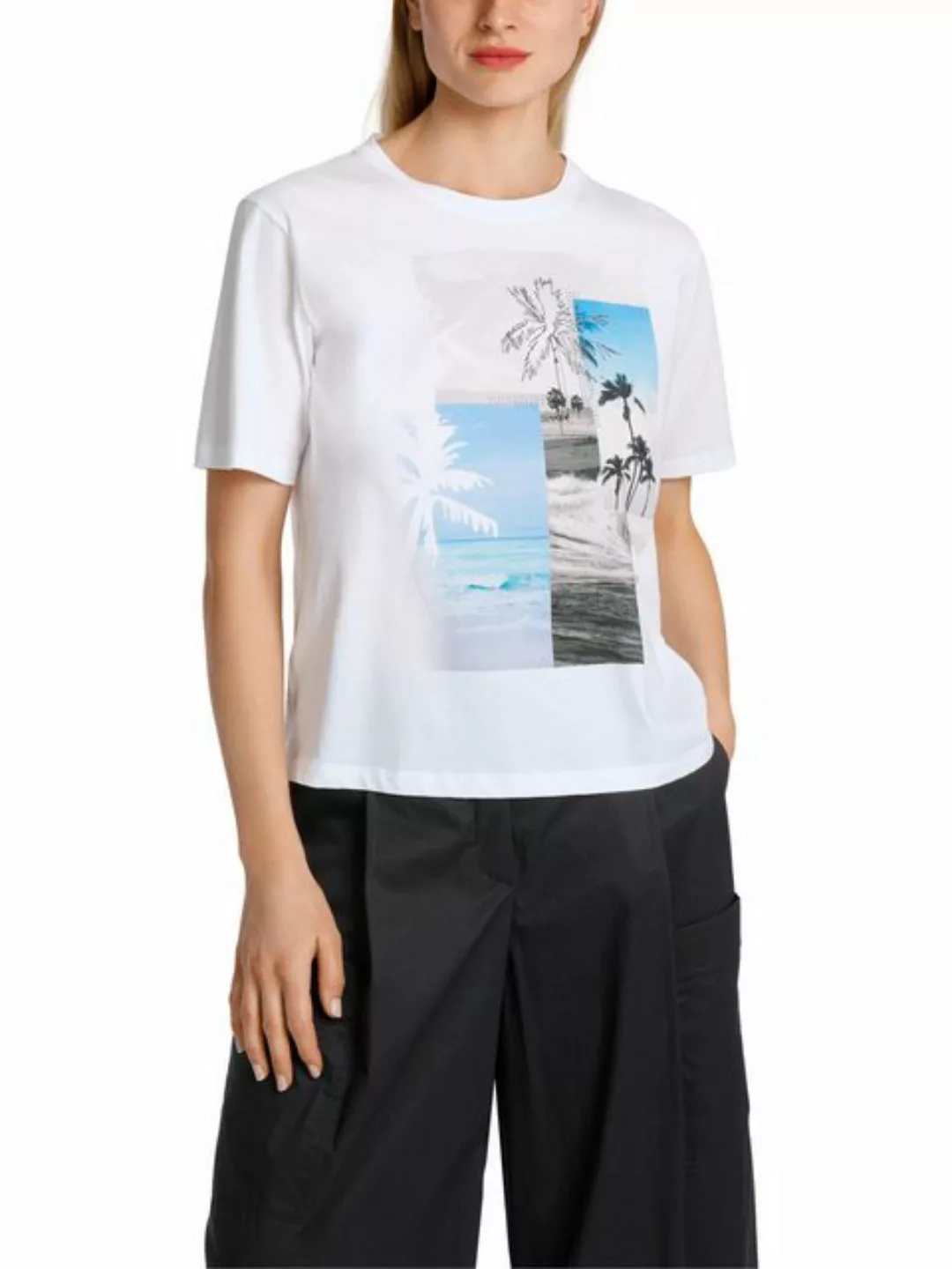 Marc Cain T-Shirt "Sports Beach Point" Premium Damenmode "Rethink Together" günstig online kaufen