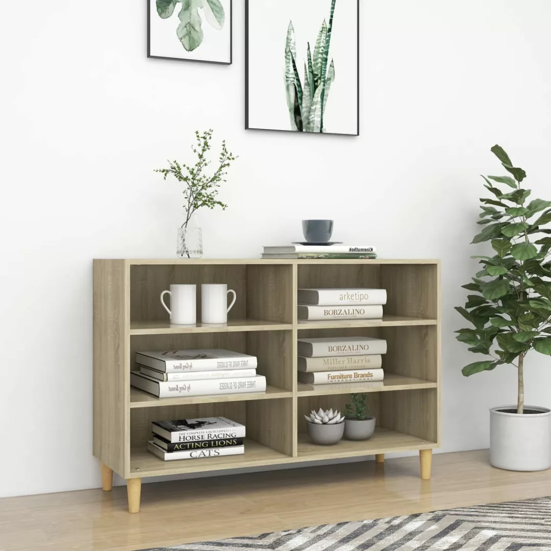 Sideboard Sonoma-eiche 103,5x35x70 Cm Spanplatte günstig online kaufen