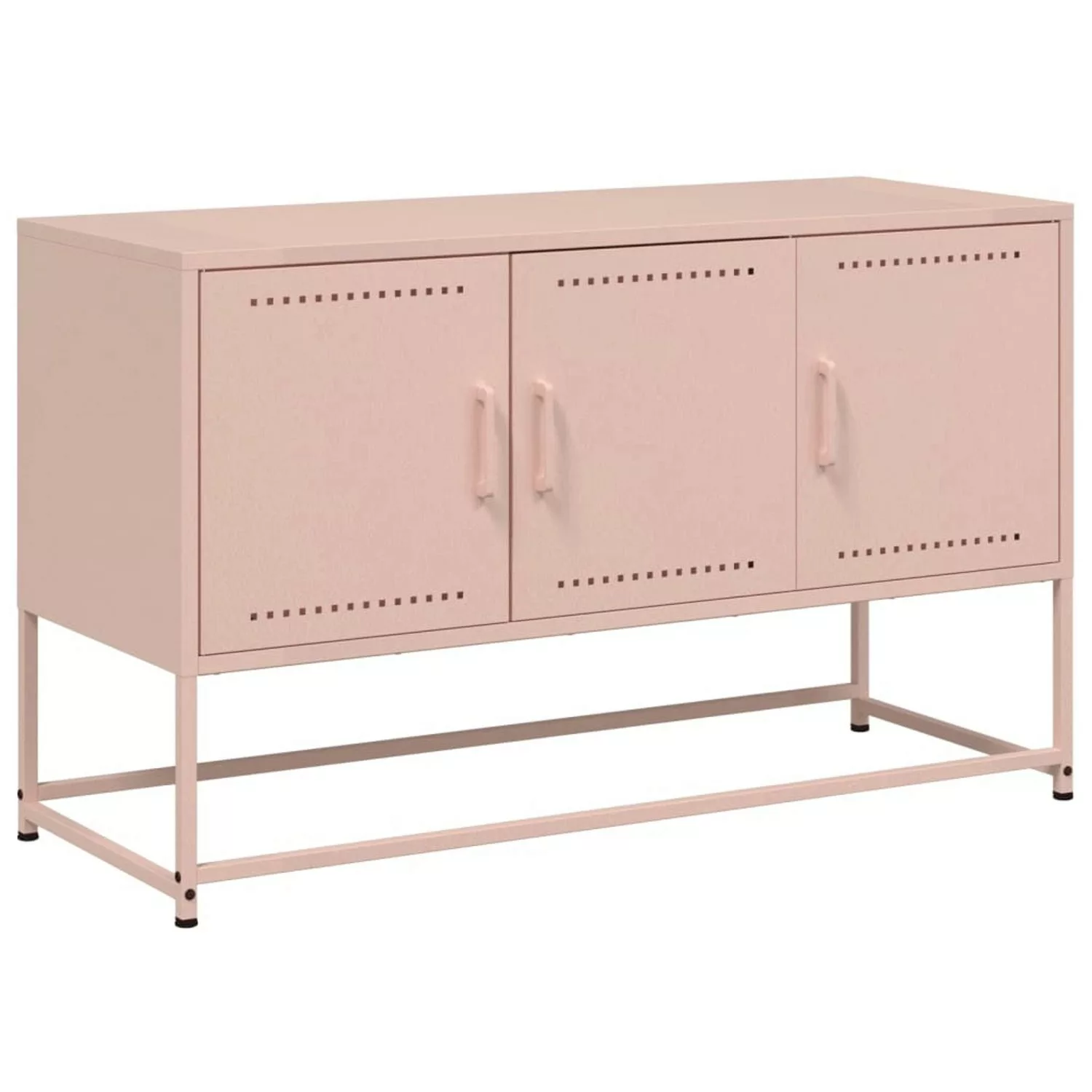 vidaXL TV-Schrank TV-Schrank Rosa 100,5x39x60,5 cm Stahl (1-St) günstig online kaufen