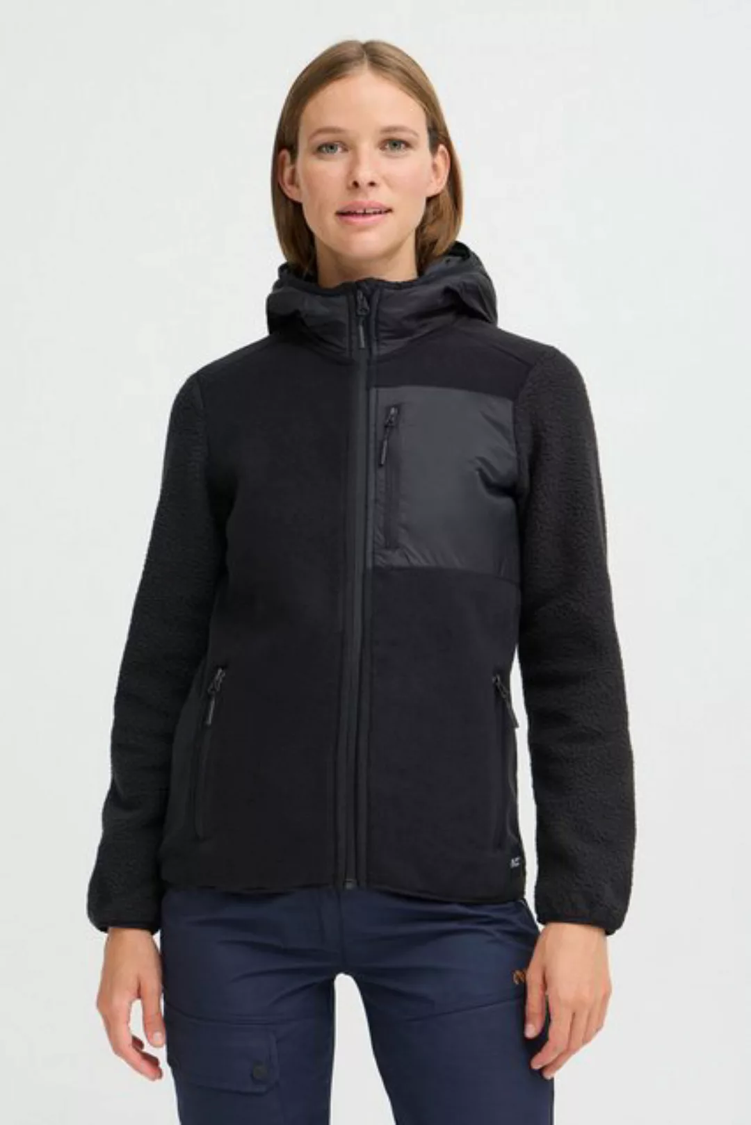 North Bend Fleecejacke "Fleecejacke NBMattea W", mit Kapuze günstig online kaufen