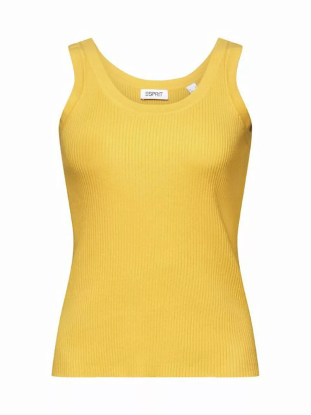 Esprit Rundhalspullover Geripptes Pullover-Tanktop günstig online kaufen