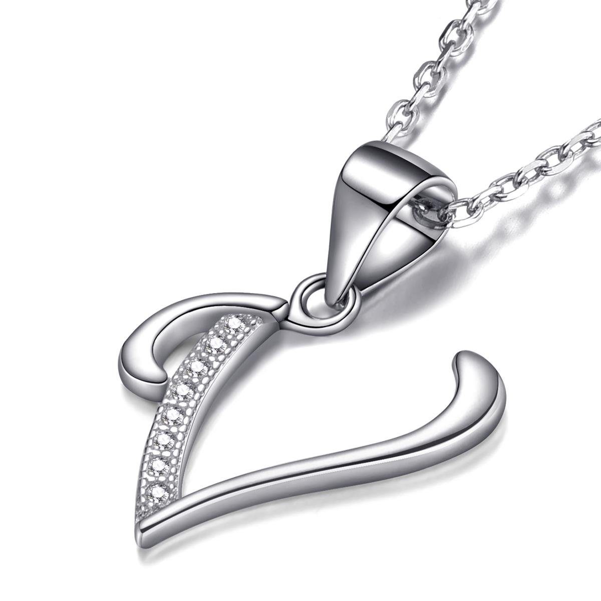 Morella Kette mit Anhänger Buchstabenkette Halskette günstig online kaufen